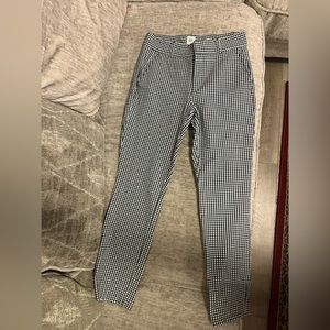 Gap Gingham Skinny Ankle Pants (size 2)
